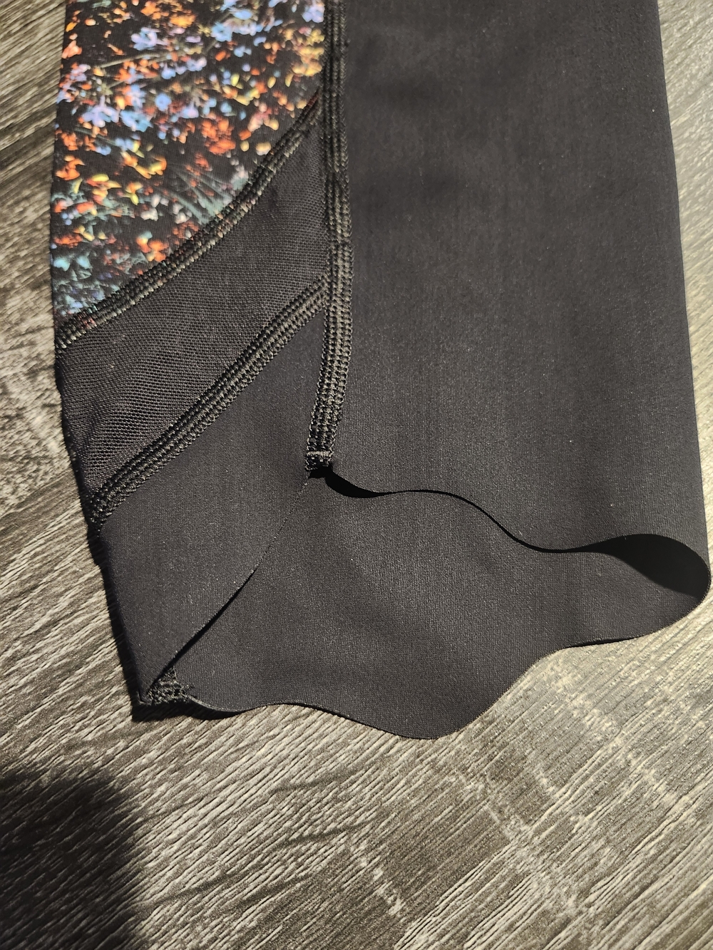 lululemon athletica Black Splatter Print Leggings with Multicolor Accents - Picture 4 of 5